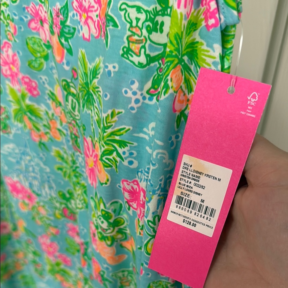 Lilly Pulitzer Disney Kristin Swing Dress M New With Tags - Picture 3 of 5